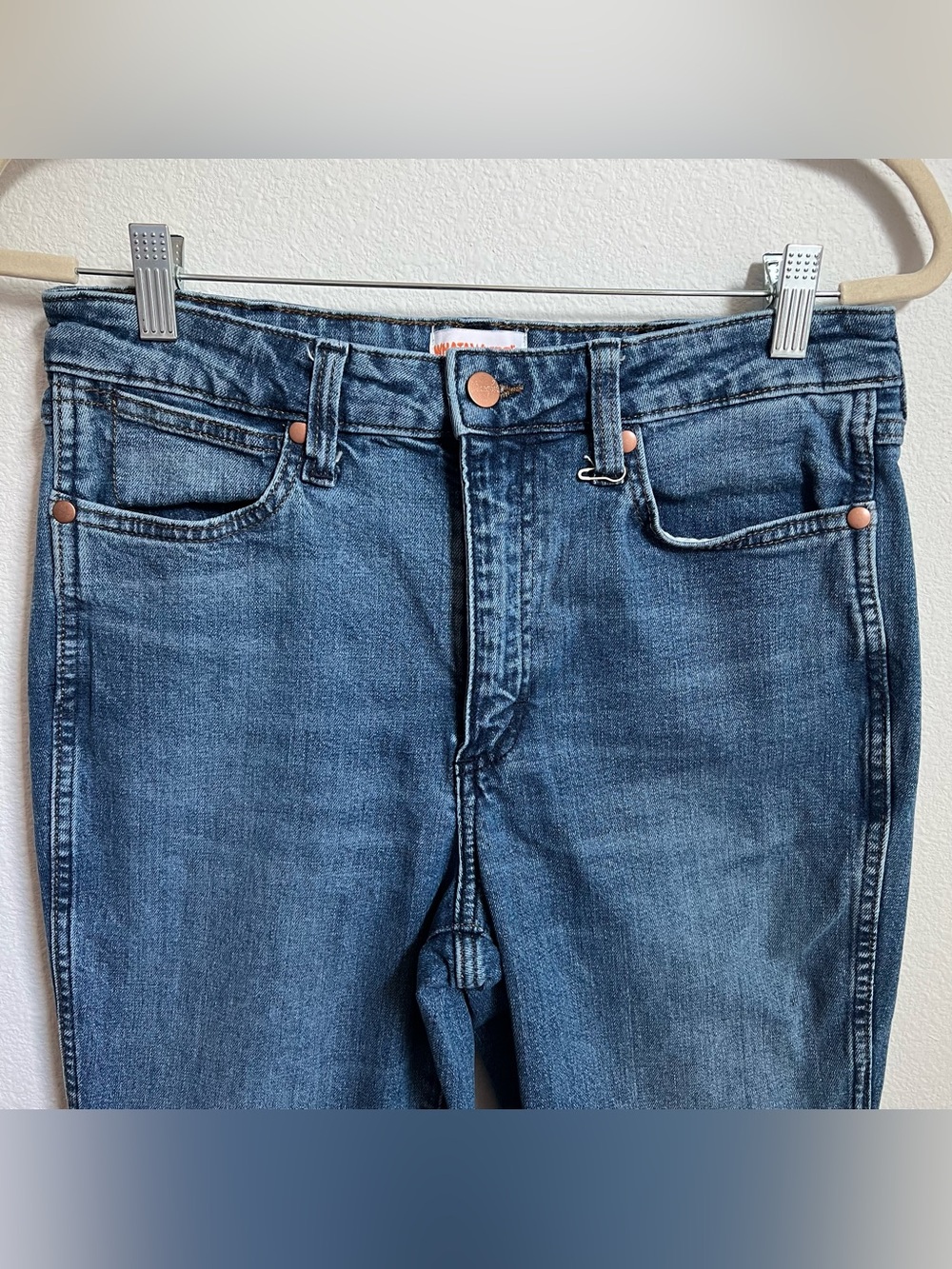 Wrangler x Whataburger Collab Limited Edition Blue Jeans Flare Style - Picture 3 of 14